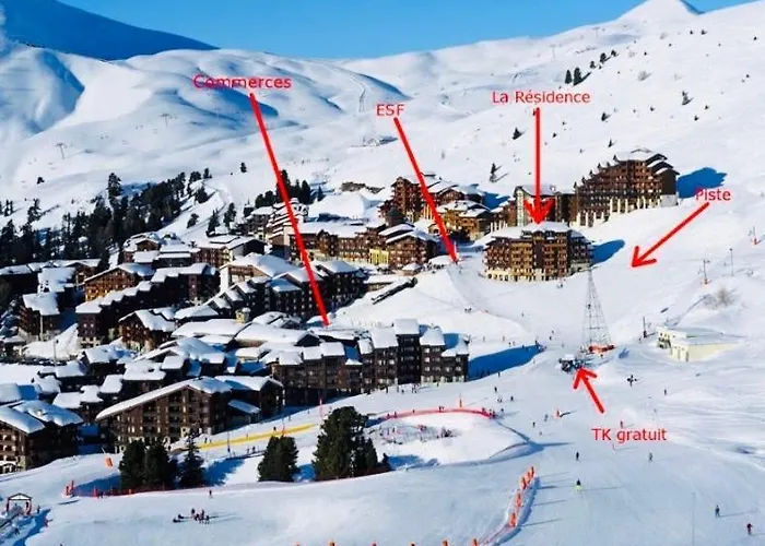 Belle Plagne - Pieds Des Pistes Et Esf ! * 拉普拉涅